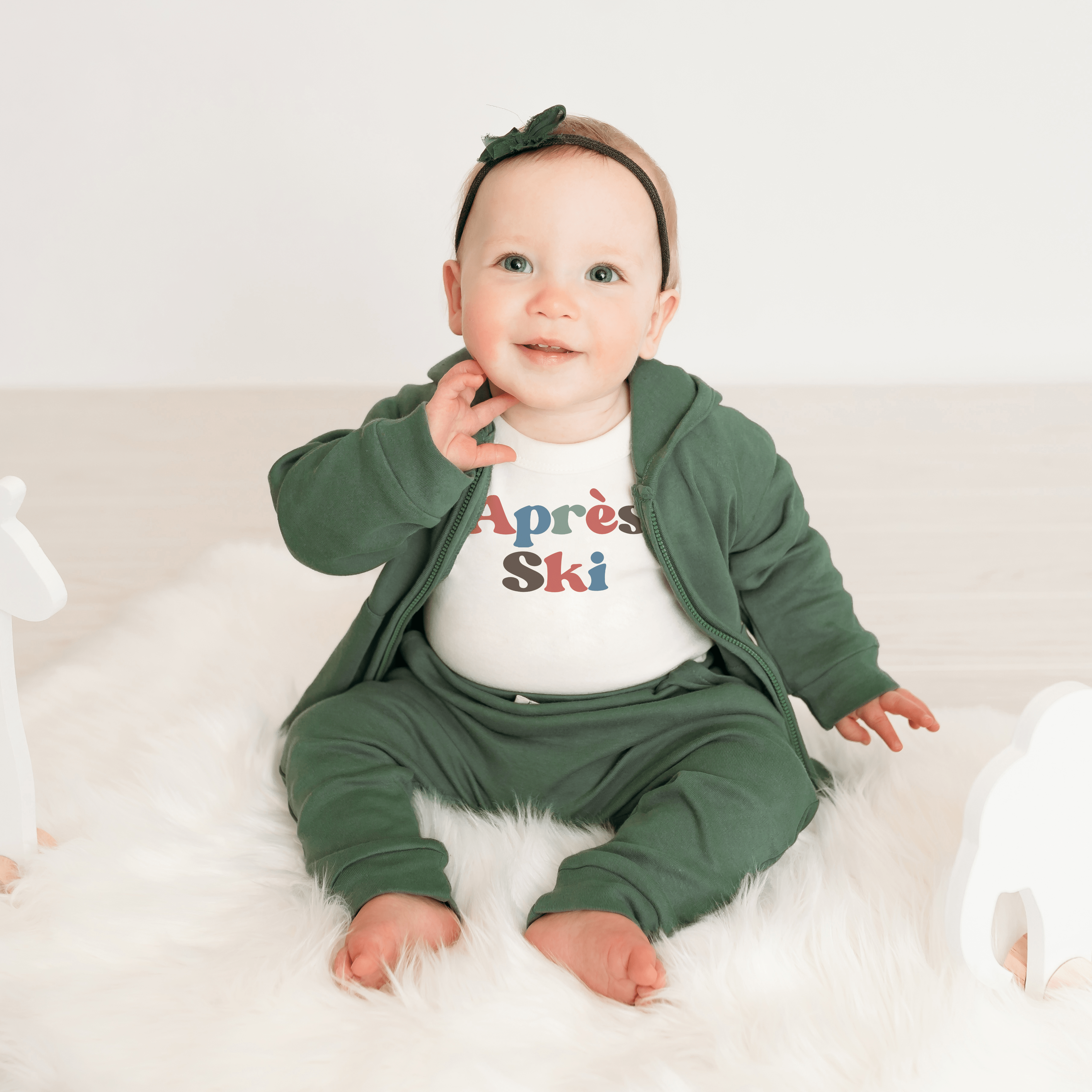 long sleeve graphic bodysuit | apres ski - Aaria Tees Aaria Tees