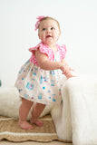 Platinum balcony print girl set - Aaria Tees Aaria Tees