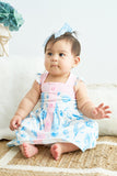 Marine creature print dress mom & me - Aaria Tees Aaria Tees