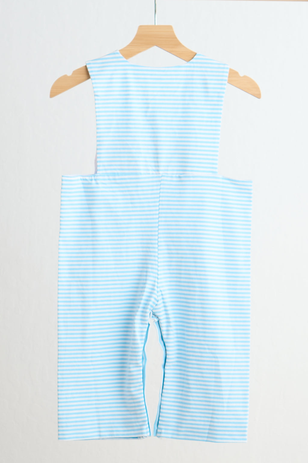 Blue puppy hand smocked boy stripe jonjon - Aaria Tees Aaria Tees