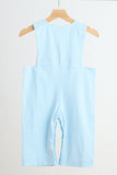 Blue puppy hand smocked boy stripe jonjon - Aaria Tees Aaria Tees
