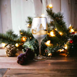 Gold & Silver Deer Wine Glasses Aaria Tees