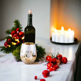 Gold & Silver Deer Stemless Wine Glasses Aaria Tees