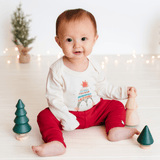 graphic bodysuit | holiday penguin (long sleeve) - Aaria Tees Aaria Tees