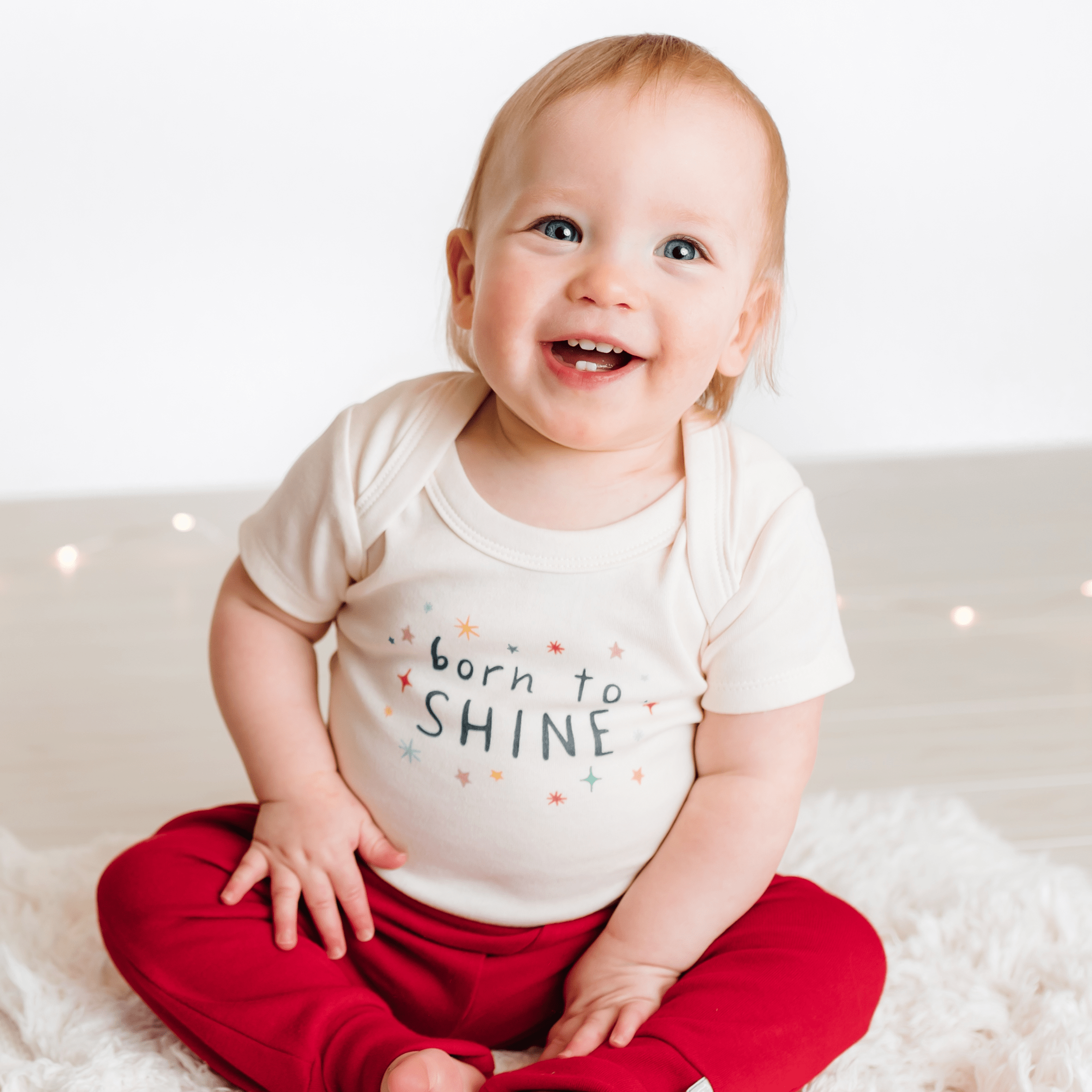 graphic bodysuit | born to shine - Aaria Tees Aaria Tees