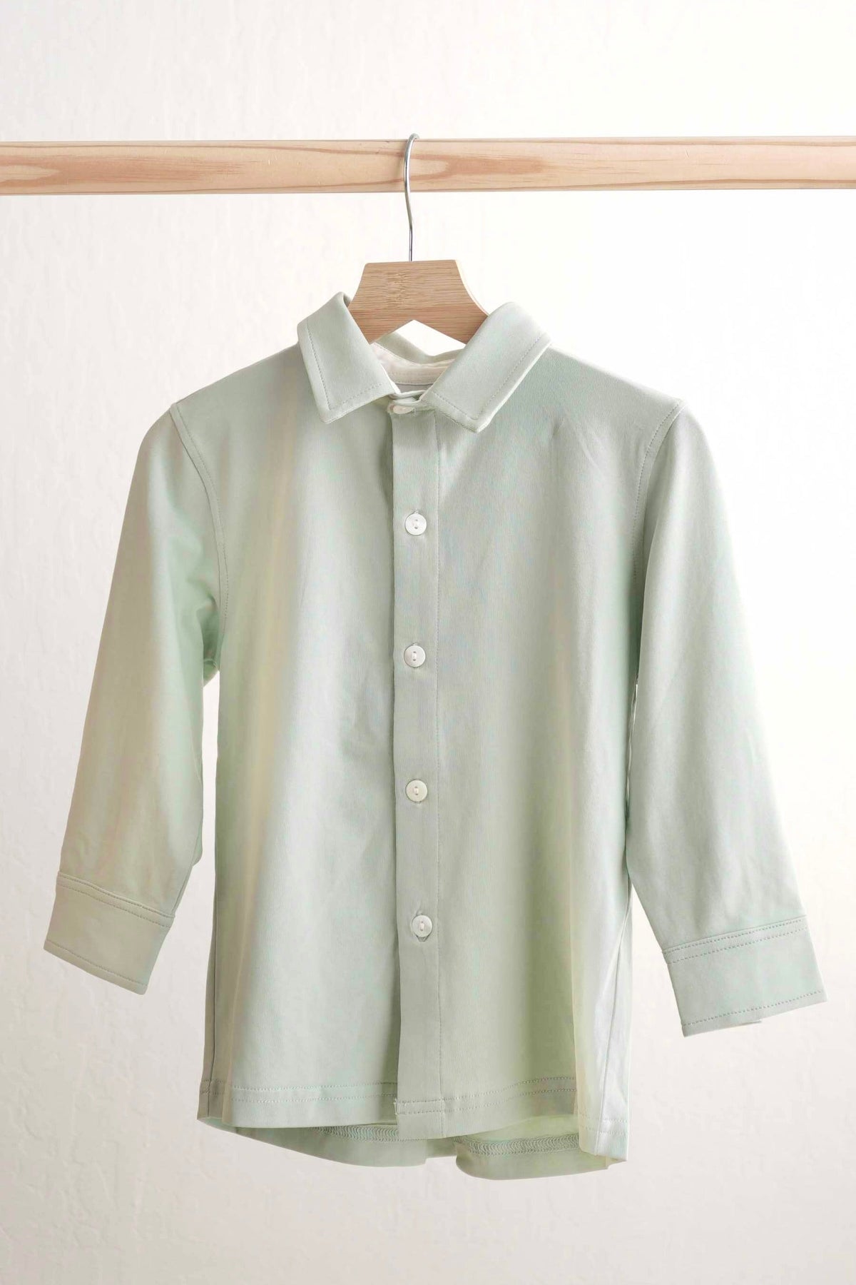 Sage boy button down shirt - Aaria Tees