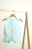 Blue easter bunny egg french knot boy gingham seersucker jonjon - Aaria Tees Aaria Tees