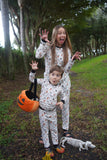 Howl-O-Ween Pups (Women's Long Sleeve PJ) - Aaria Tees Aaria Tees