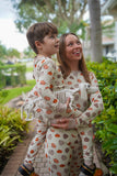 Pumpkins Beige (Women's Long Sleeve PJ) - Aaria Tees Aaria Tees