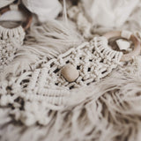 all-in-one toy | macrame mesh & bead - Aaria Tees Aaria Tees