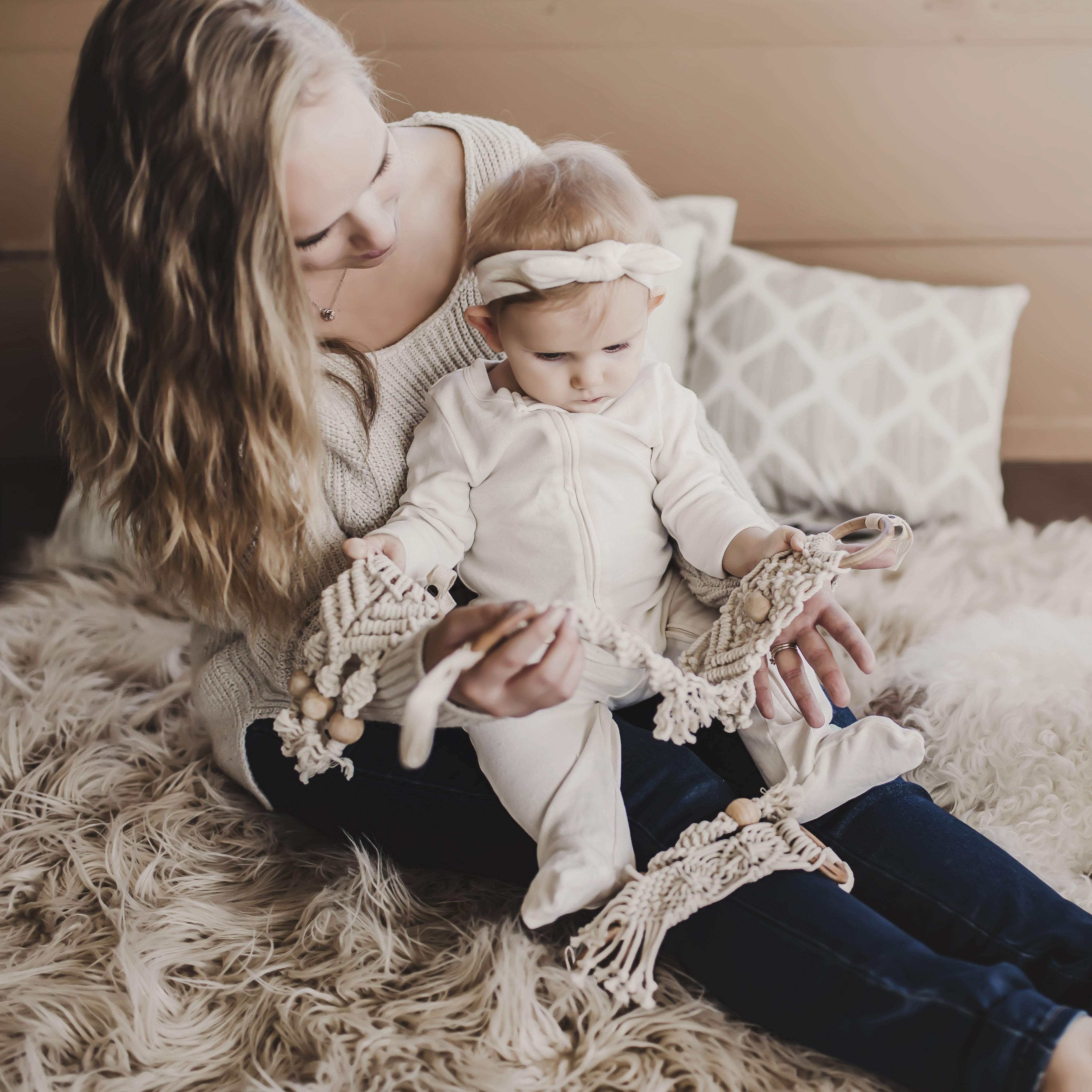 all-in-one toy | macrame diamond - Aaria Tees Aaria Tees