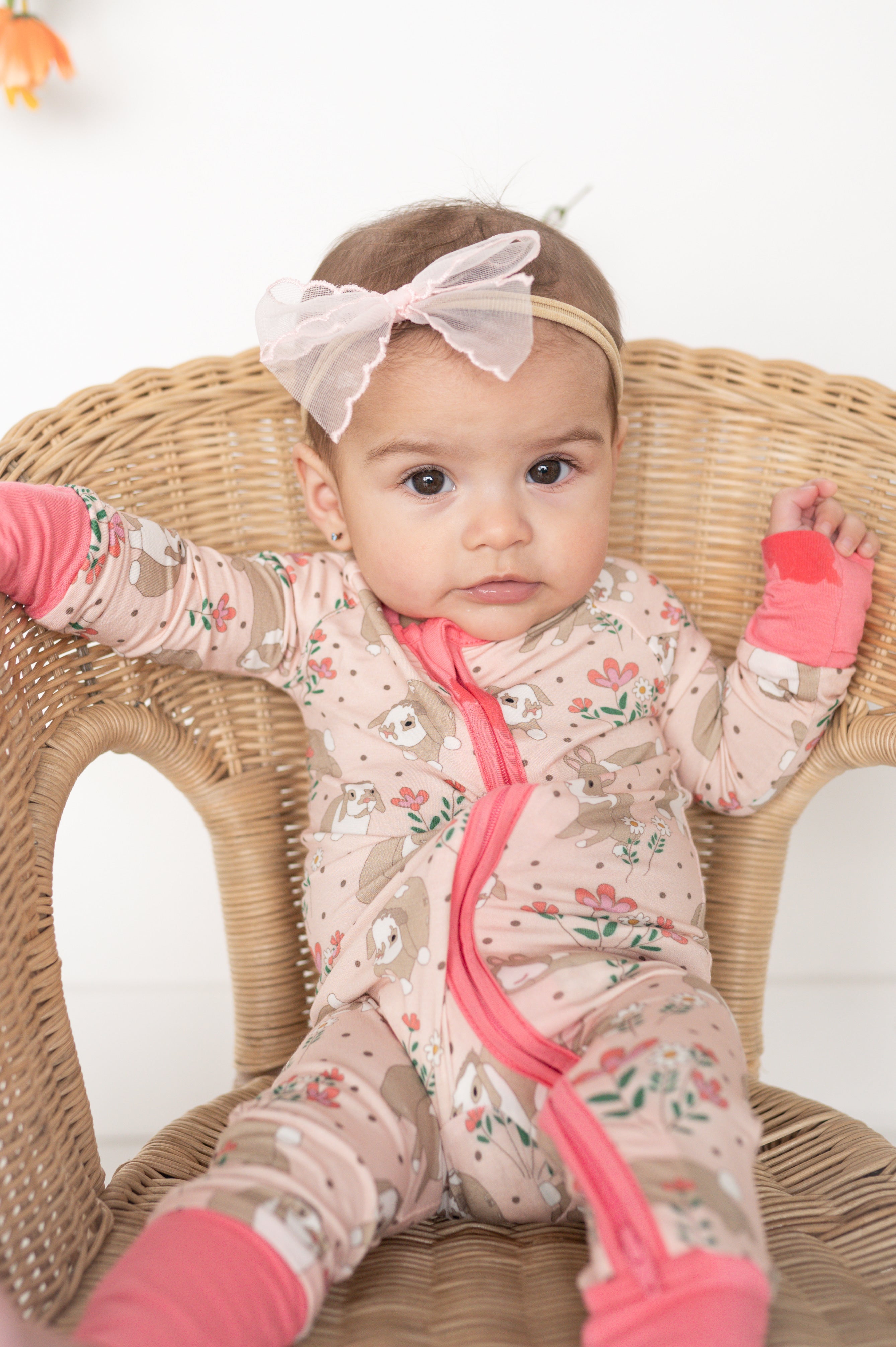 Meadow Bunny (Convertible Zip Footies) - Aaria Tees Aaria Tees