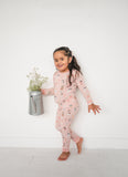 Puppy Egg Hunt (Long Sleeve PJ) - Pink - Aaria Tees Aaria Tees