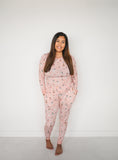 Puppy Egg Hunt (Women's PJ) - Pink - Aaria Tees Aaria Tees