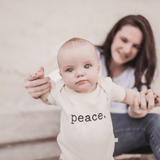 graphic bodysuit | peace - Aaria Tees Aaria Tees