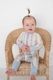 Bow Blossom (Convertible Zip Footies) - Aaria Tees Aaria Tees