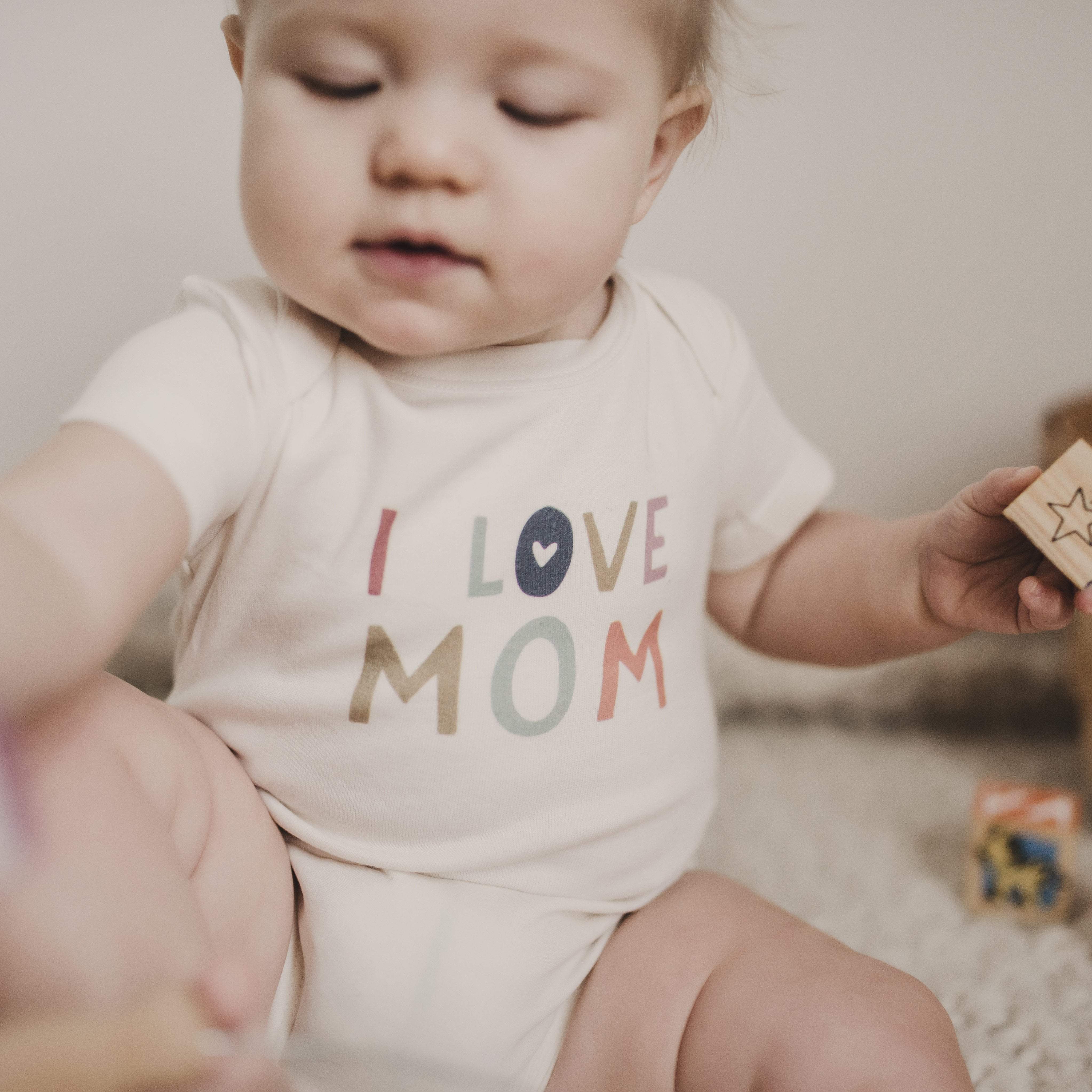 graphic bodysuit | love mom - Aaria Tees Aaria Tees