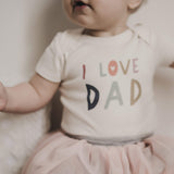 graphic bodysuit | love dad - Aaria Tees Aaria Tees