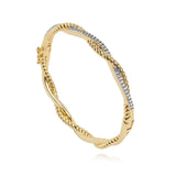 Pave Twist Bracelet Aaria Tees