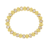 Stretchy Oval CZ Bracelet Aaria Tees