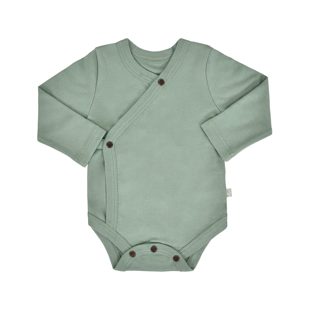 long bodysuit | Basil Green - Aaria Tees