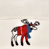 roll up hat | ivory moose embroidery - Aaria Tees Aaria Tees