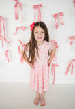 Pink Bows (Twirl Dress) - Aaria Tees Aaria Tees