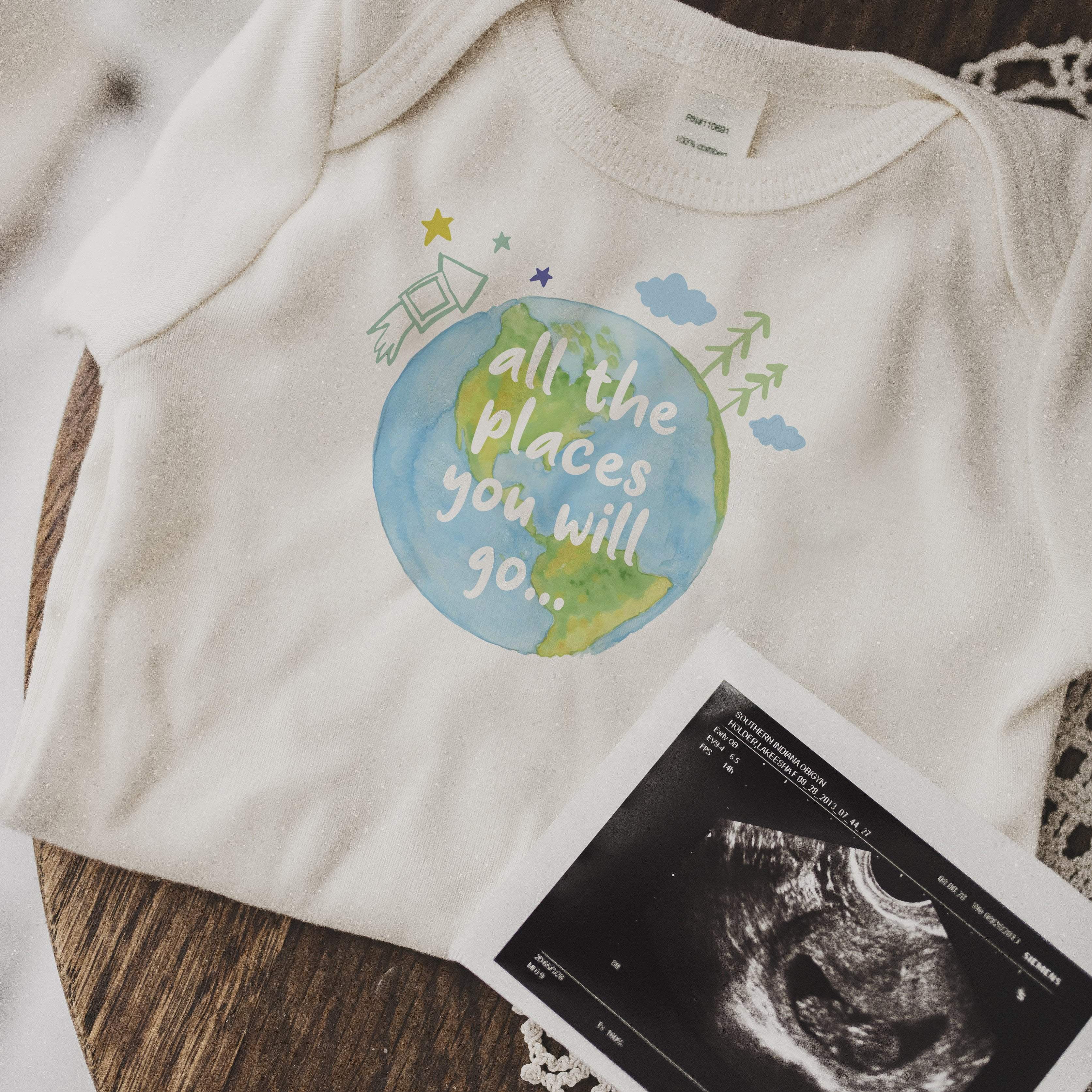 graphic bodysuit | places you will go - Aaria Tees Aaria Tees
