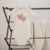graphic bodysuit | candy hearts - Aaria Tees Aaria Tees