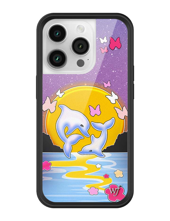 Dolphin Sunset iPhone Case - Aaria Tees Aaria Tees