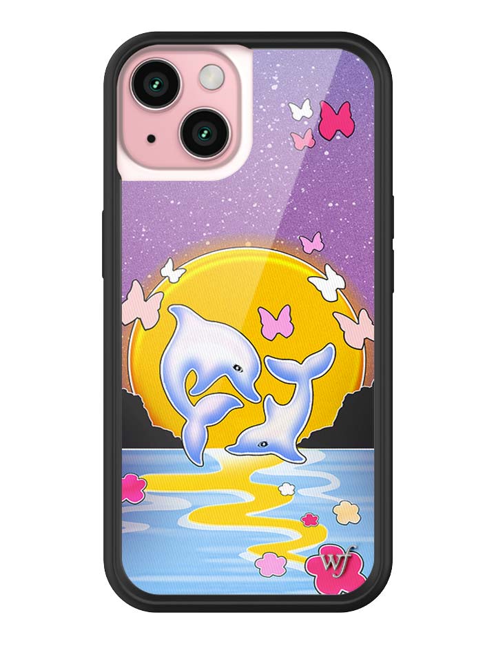 Dolphin Sunset iPhone Case - Aaria Tees Aaria Tees