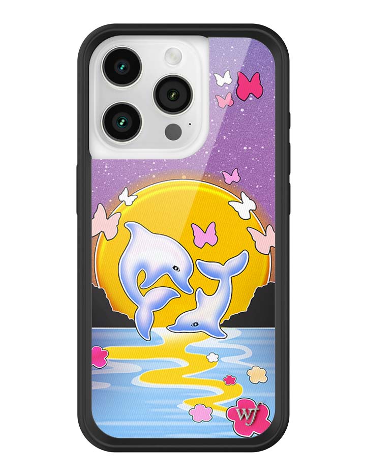 Dolphin Sunset iPhone Case - Aaria Tees Aaria Tees
