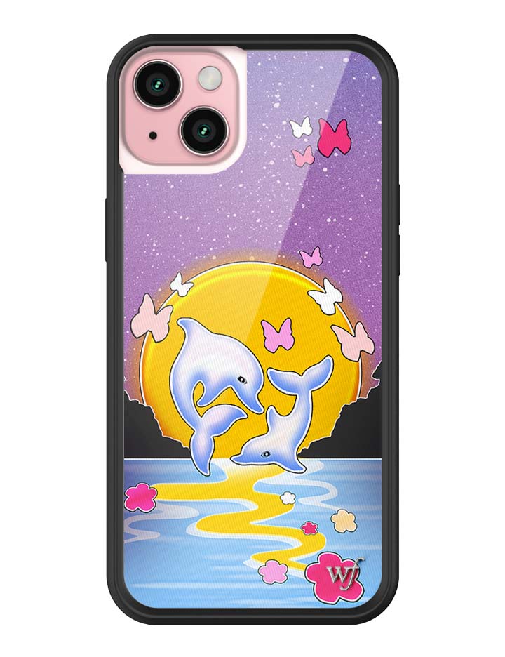 Dolphin Sunset iPhone Case - Aaria Tees Aaria Tees