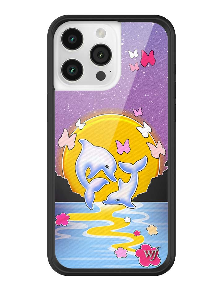 Dolphin Sunset iPhone Case - Aaria Tees Aaria Tees