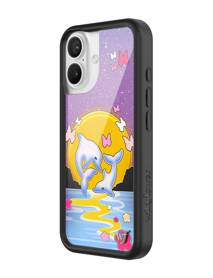 Dolphin Sunset iPhone Case - Aaria Tees Aaria Tees