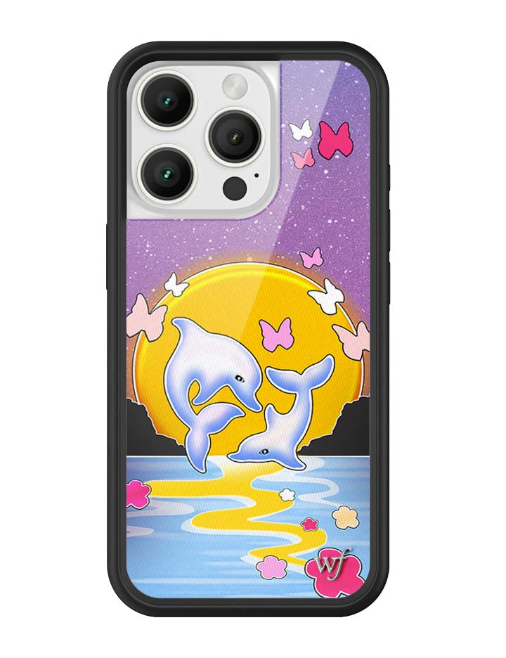 Dolphin Sunset iPhone Case - Aaria Tees Aaria Tees