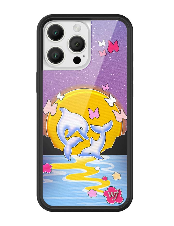 Dolphin Sunset iPhone Case - Aaria Tees Aaria Tees