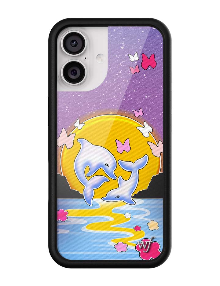 Dolphin Sunset iPhone Case - Aaria Tees Aaria Tees