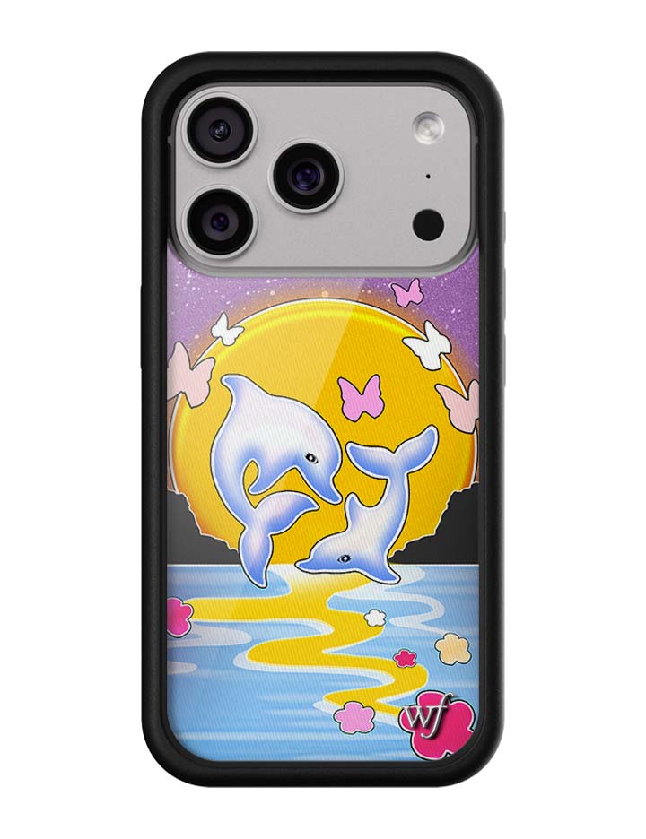 Dolphin Sunset iPhone Case - Aaria Tees Aaria Tees