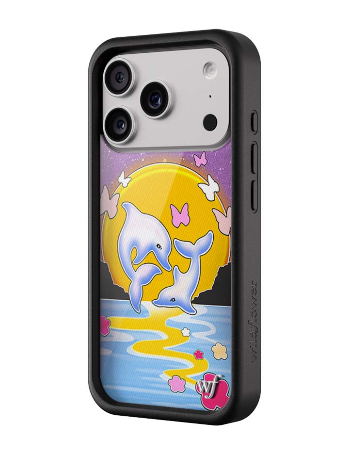 Dolphin Sunset iPhone Case - Aaria Tees Aaria Tees