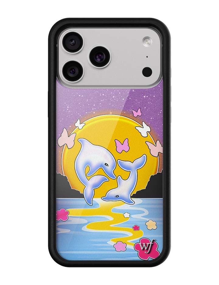 Dolphin Sunset iPhone Case - Aaria Tees Aaria Tees