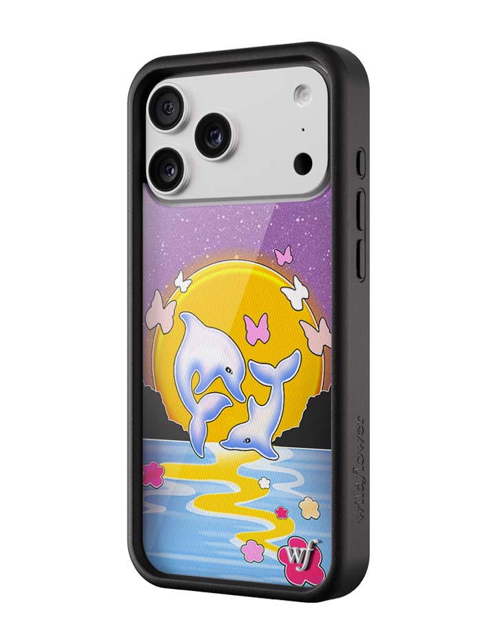 Dolphin Sunset iPhone Case - Aaria Tees Aaria Tees