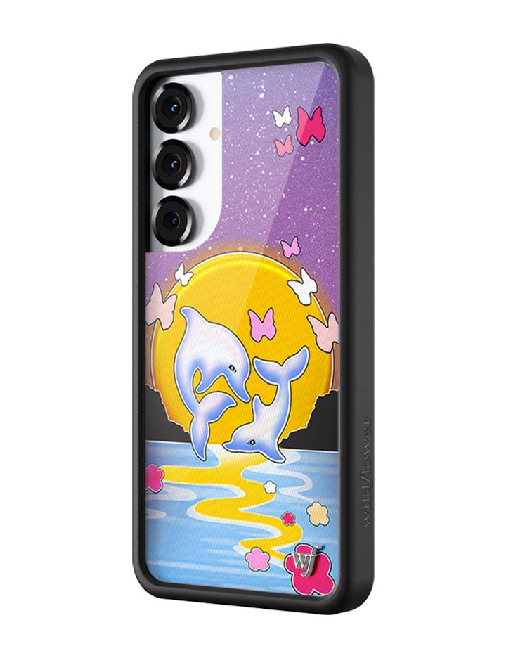 Dolphin Sunset Samsung Galaxy Case - Aaria Tees Aaria Tees