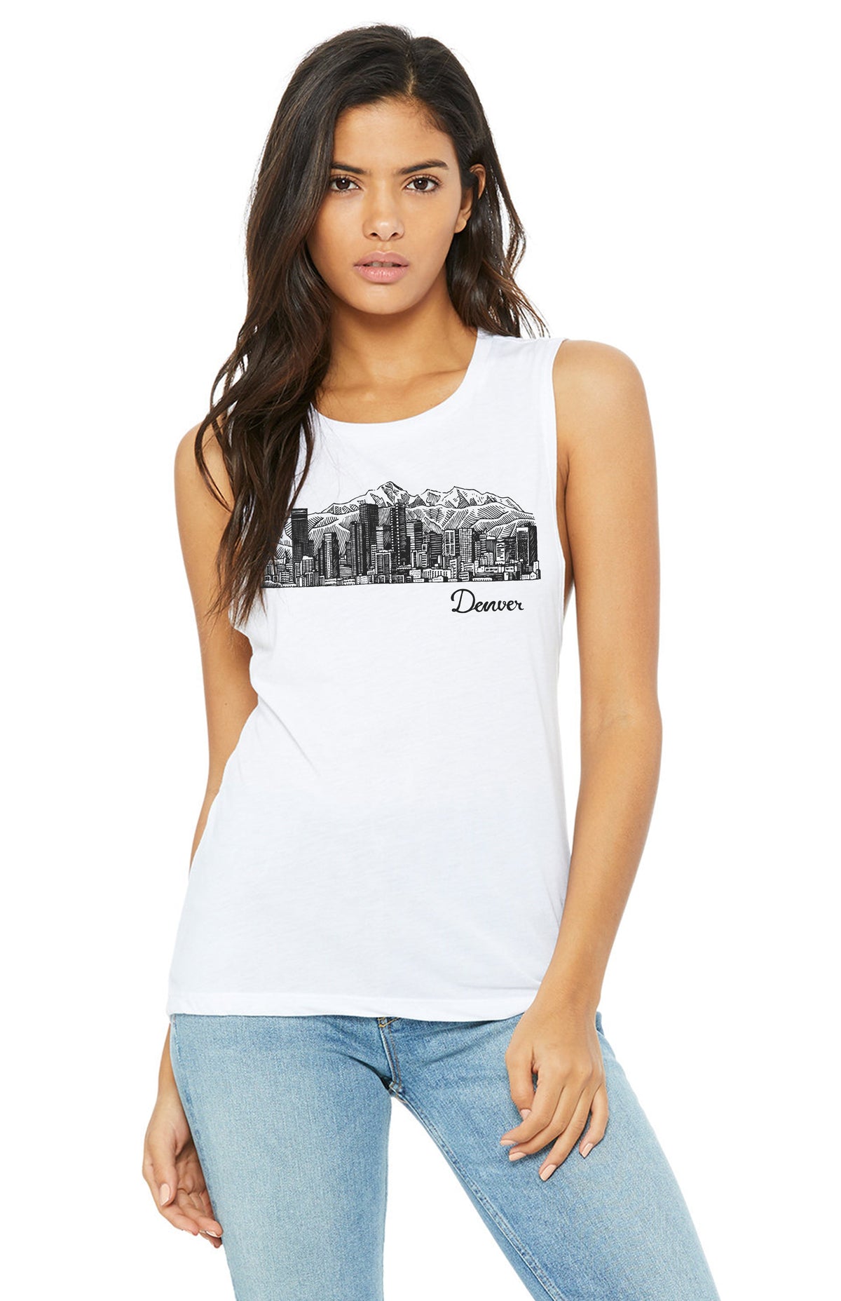 Denver Skyline Tank - Aaria Tees