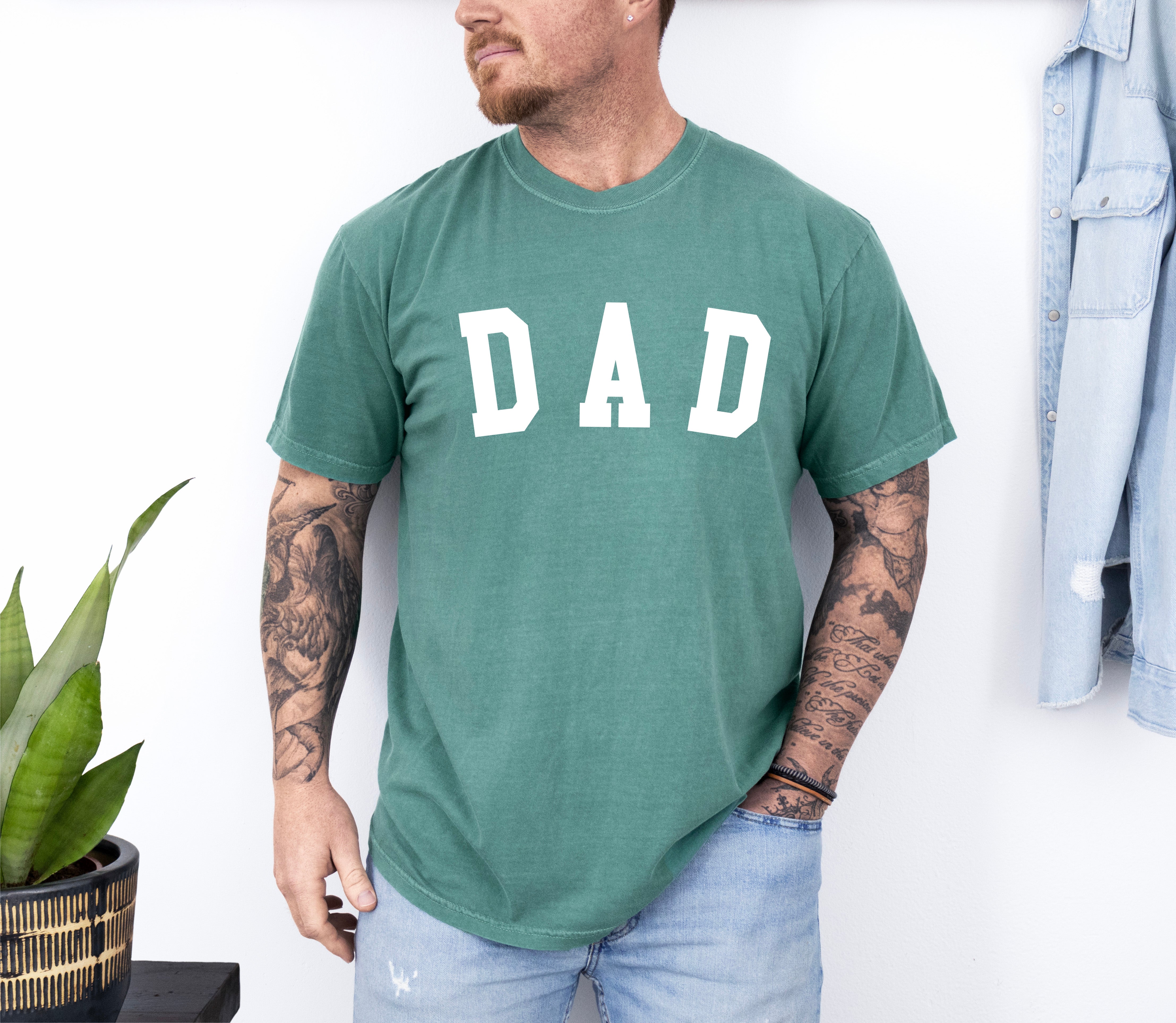 Dad Comfort Colors T Shirt (condensed) - Aaria Tees Aaria Tees
