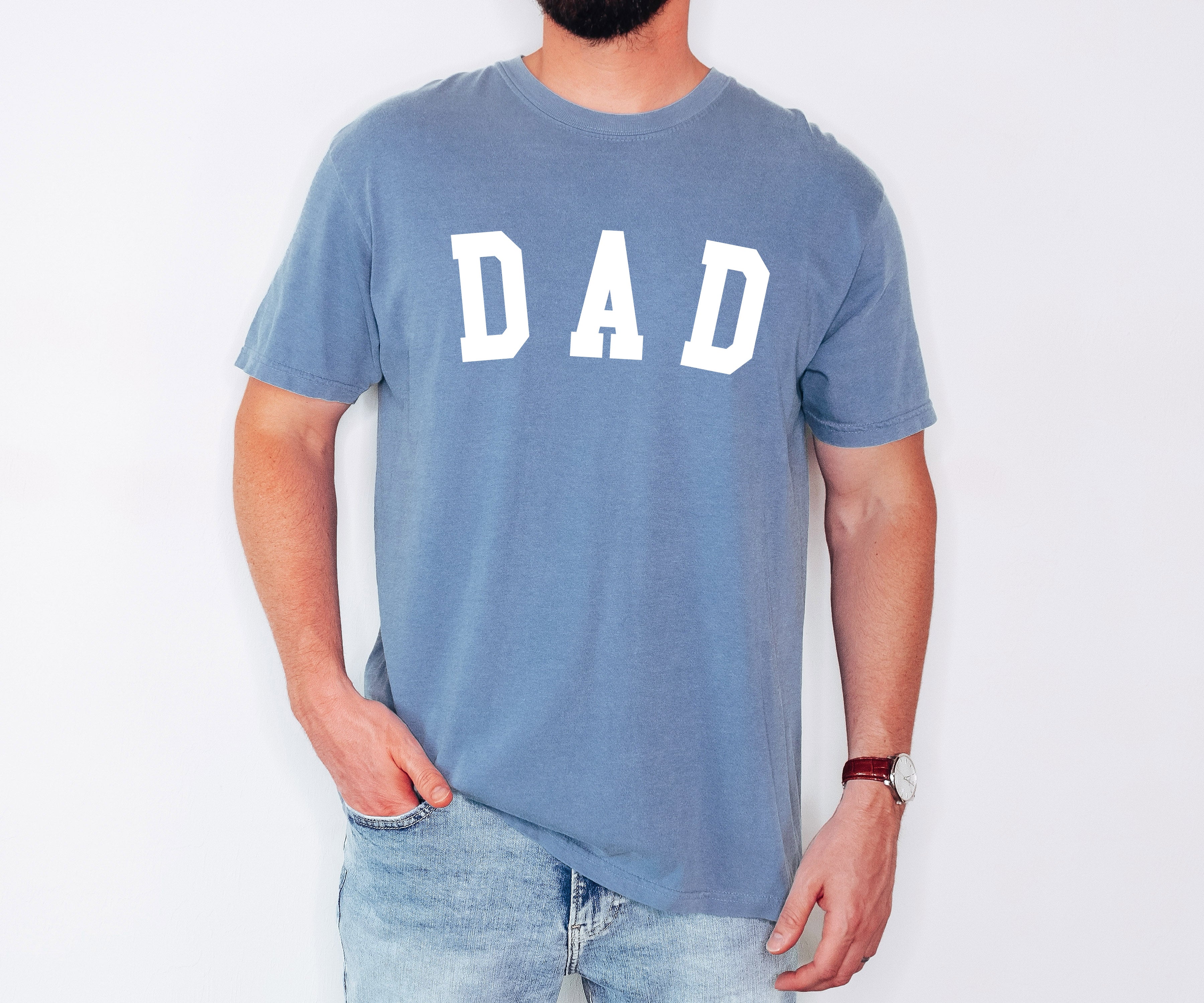 Dad Comfort Colors T Shirt (condensed) - Aaria Tees Aaria Tees