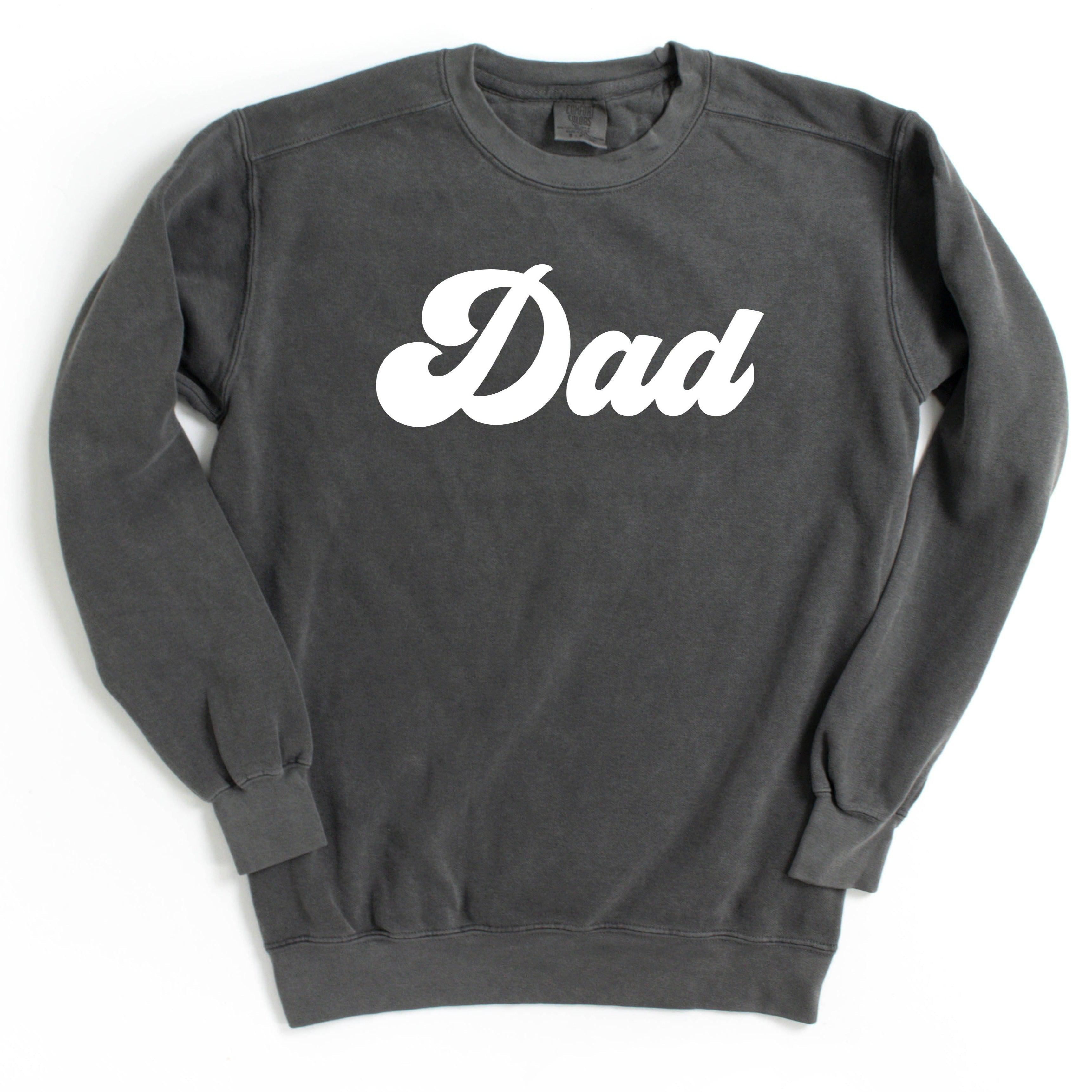 Dad Garment Dyed Comfort Colors Sweatshirt (Groovy) - Aaria Tees Aaria Tees