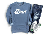 Dad Garment Dyed Comfort Colors Sweatshirt (Groovy) - Aaria Tees Aaria Tees