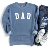Dad Garment Dyed Comfort Colors Sweatshirt (Condensed) - Aaria Tees Aaria Tees