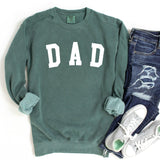 Dad Garment Dyed Comfort Colors Sweatshirt (Condensed) - Aaria Tees Aaria Tees